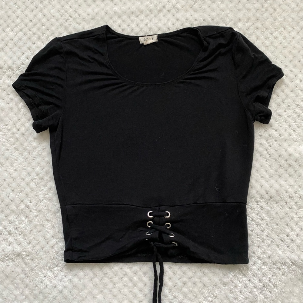 Garage Cropped Corset Top